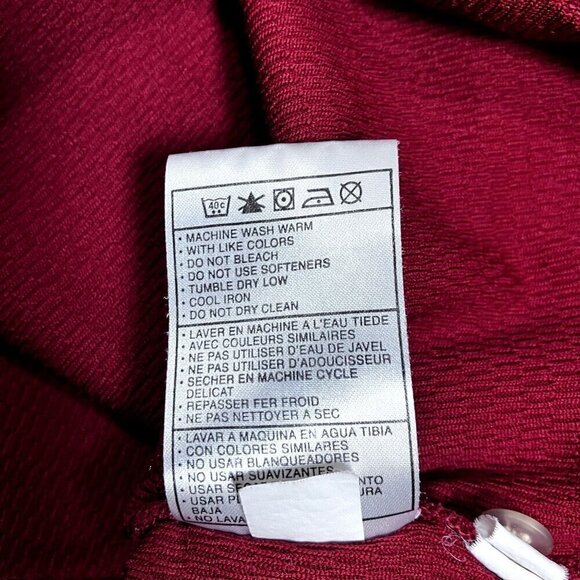 Nike Men's Maroon Golf Polo Shirt Size XL - Picture 4 of 6